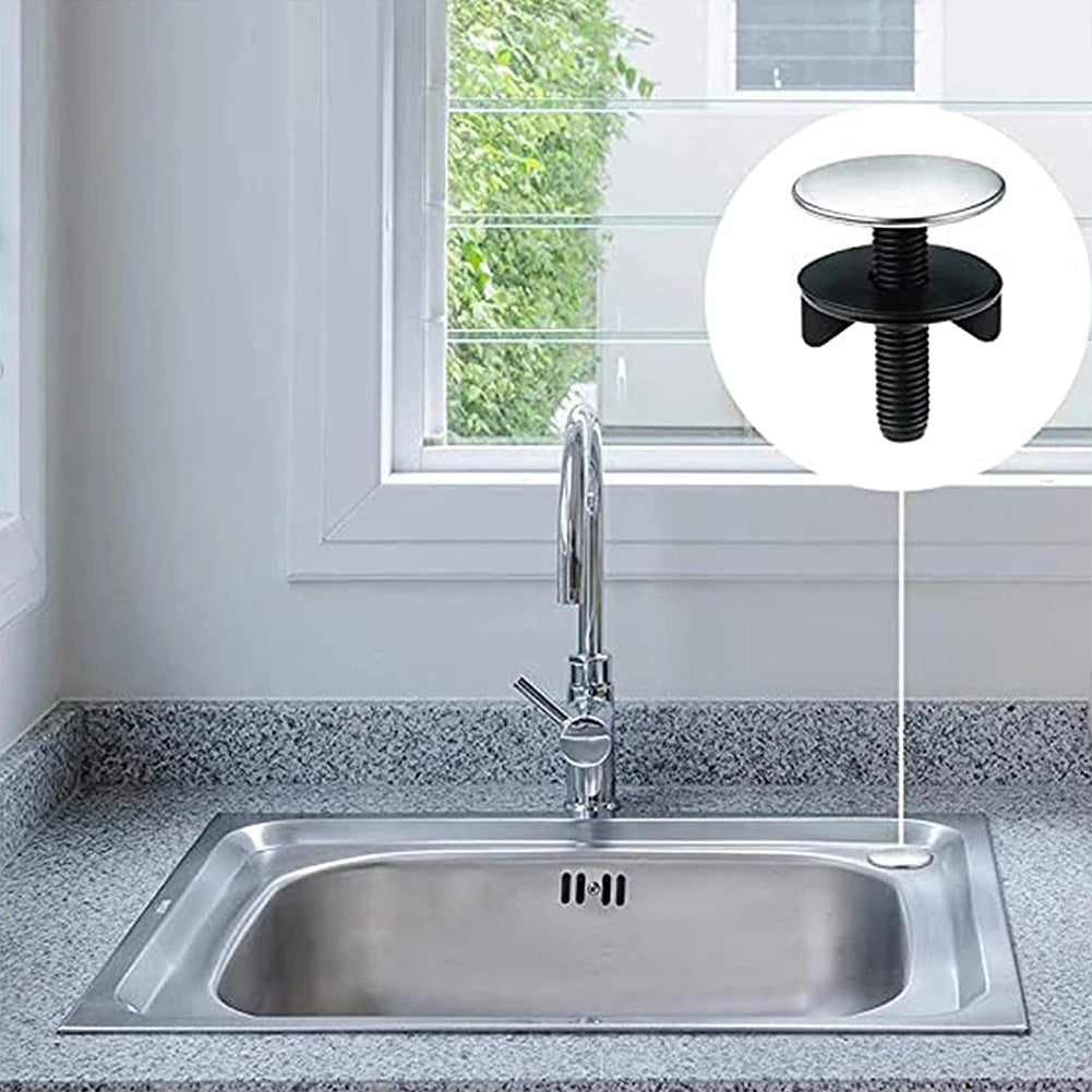 Stainless Steel Kitchen Sink Tap Hole Blanking Plug Stopper Basin Cover 45mm Kitchen Sink Hole Cover Faucet Hole Cover