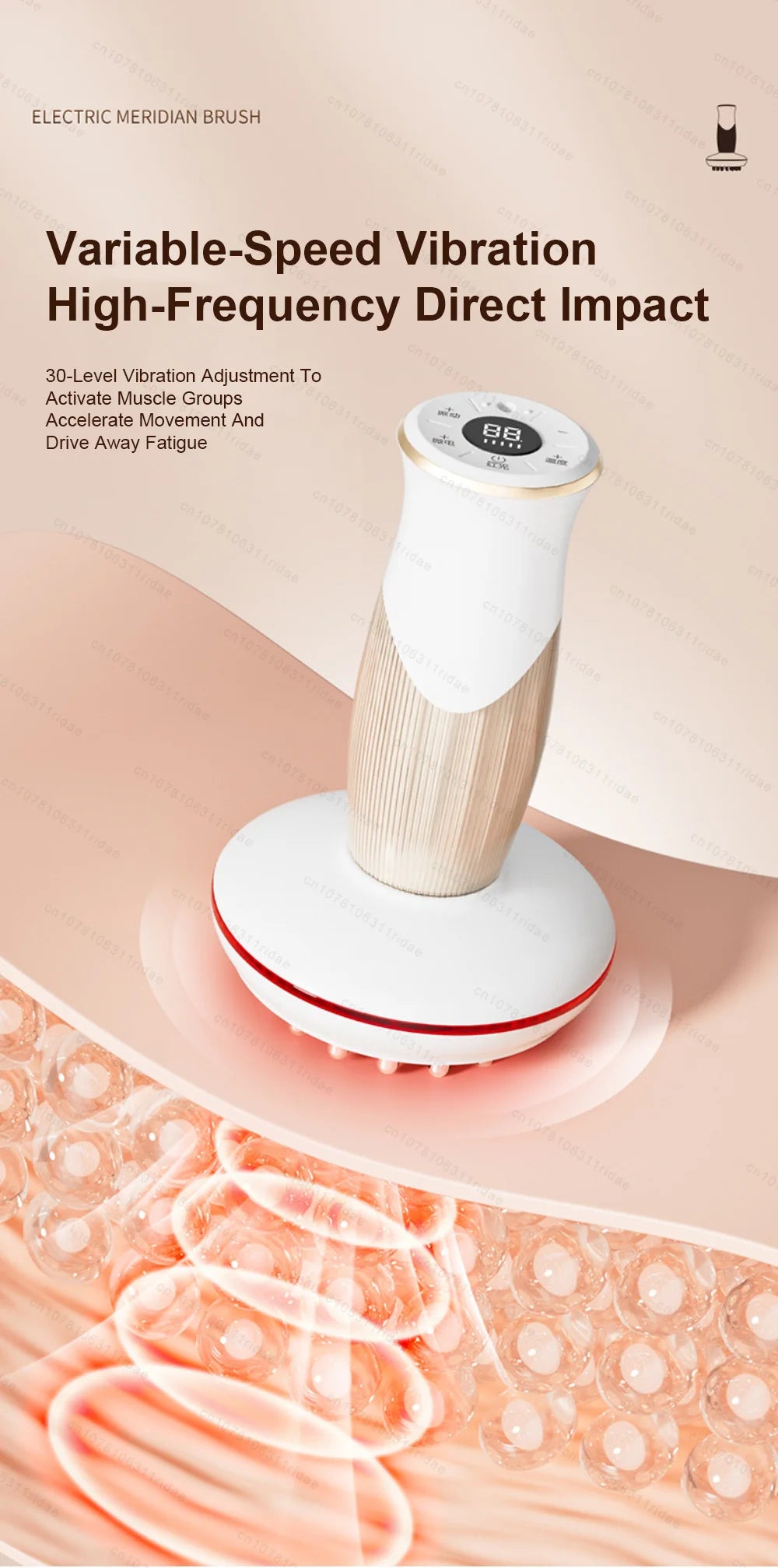 Electric Meridian Brush Full Body Universal Abdominal Massager Abdominal Rubber Scraping Artifact Shoulder Neck Thin