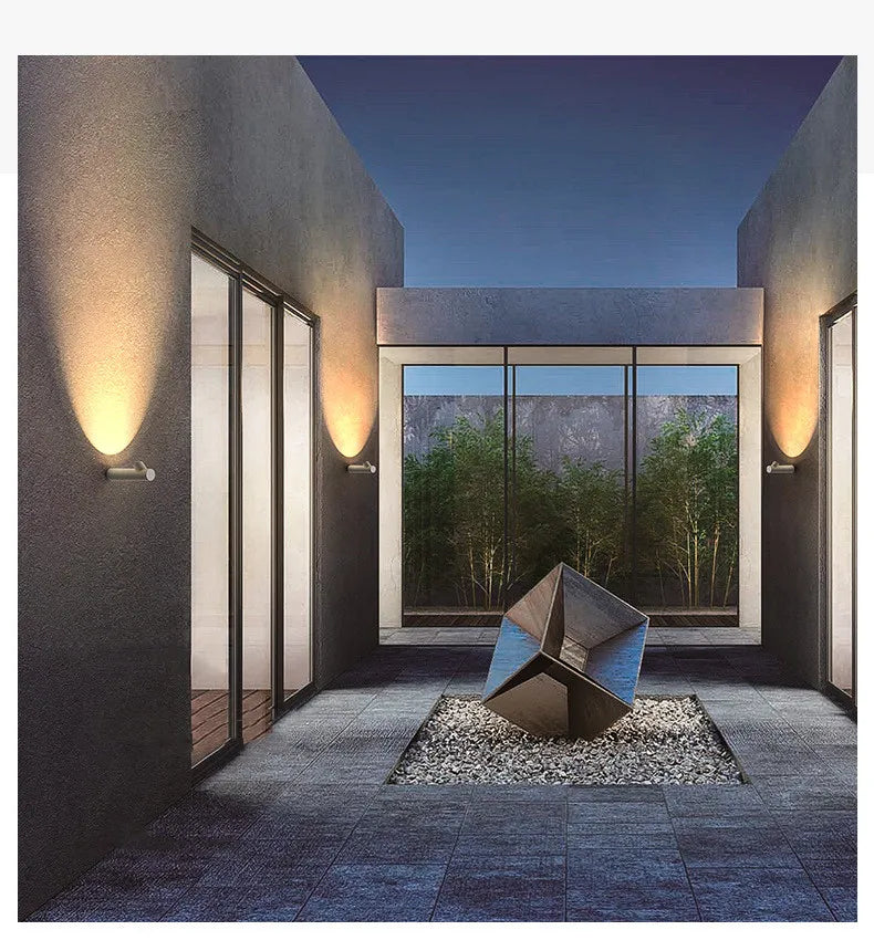 led outdoor wall light ip65 waterproof wall washer light garden light garden balcony outdoor wall light stair aisle light