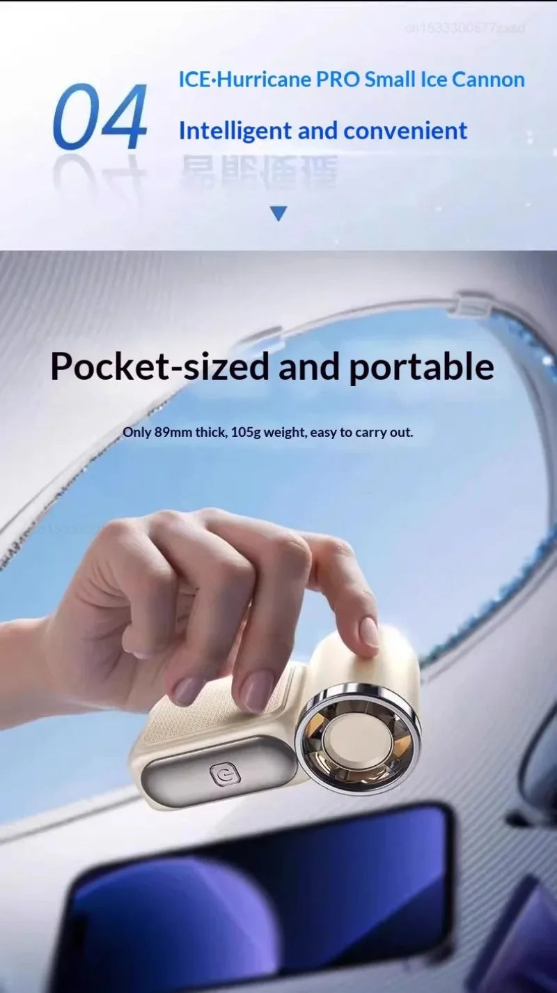 Portable Fan Convenient Creative Mini Fan Pocket Hand-held Fans Lightweight Suitable for Travel Camping Outdoors Air Coolers New