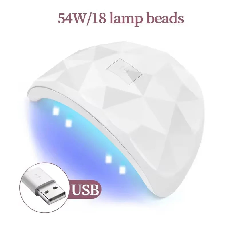 LULAA Nail Dryer Lamp UV Light For Nails Eyes Protection UV Lamp for Gel Nails Gel Nail Polish Curing Dryer Home Salon Tool
