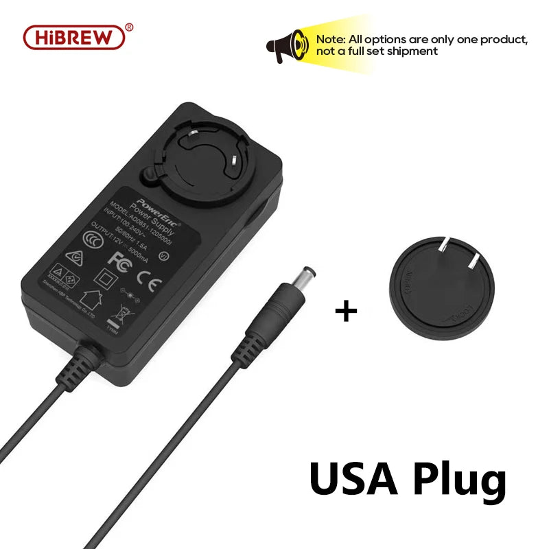 HiBREW AC/DC Adapter / Portable Travel bag / Holder For Car Coffee Maker Portable Espresso Machine