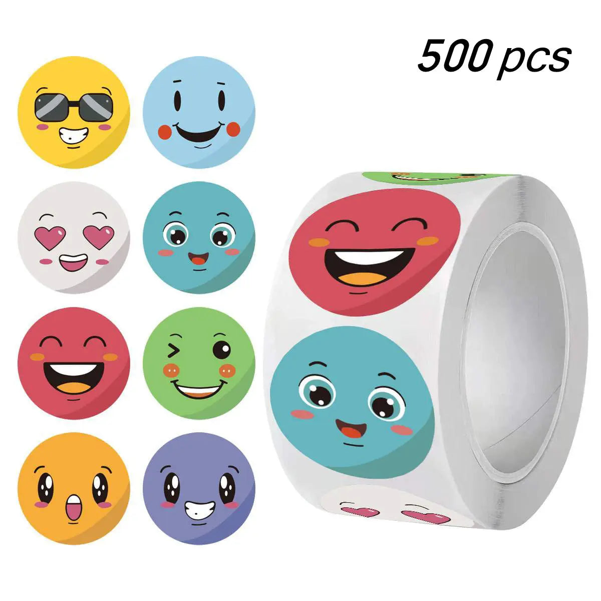 100-500pcs Teachers Reward Stickers for kids School Cute Toy Game Tag Thank You Stickers DIY Gift Sealing Label Stationery
