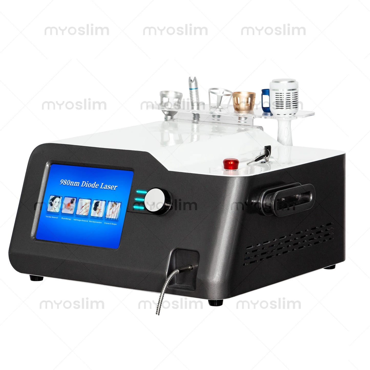 5-in-1 980nm Diode Laser To Remove Blood Vessels Nail Fungi To Remove Skin Eczema Restore Physical Body Therapy Beauty Functions