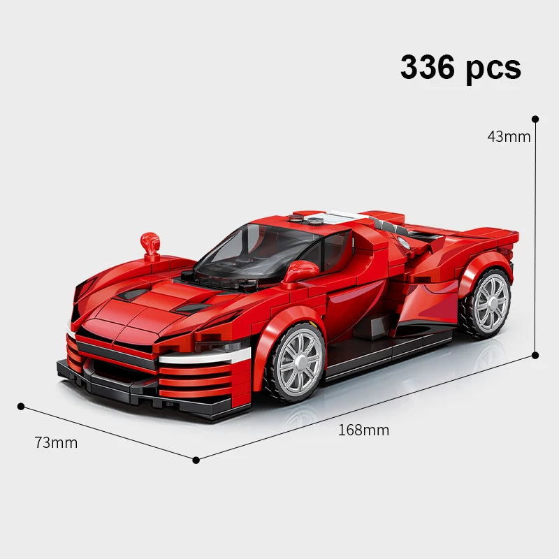 City Technical Vehicle Speed  Racing Car Building Blocks Courses Rennen гонки Carreras Moc DIY Model Brick Toys