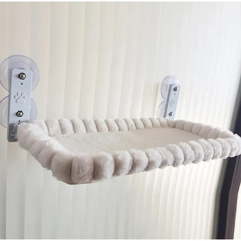 New Winter Cat Hammock Window Habitat Cat Sunbathing Glass Hanging Suction Cup Balcony Pet Nest Foldable Pet Bed Cat Supplies