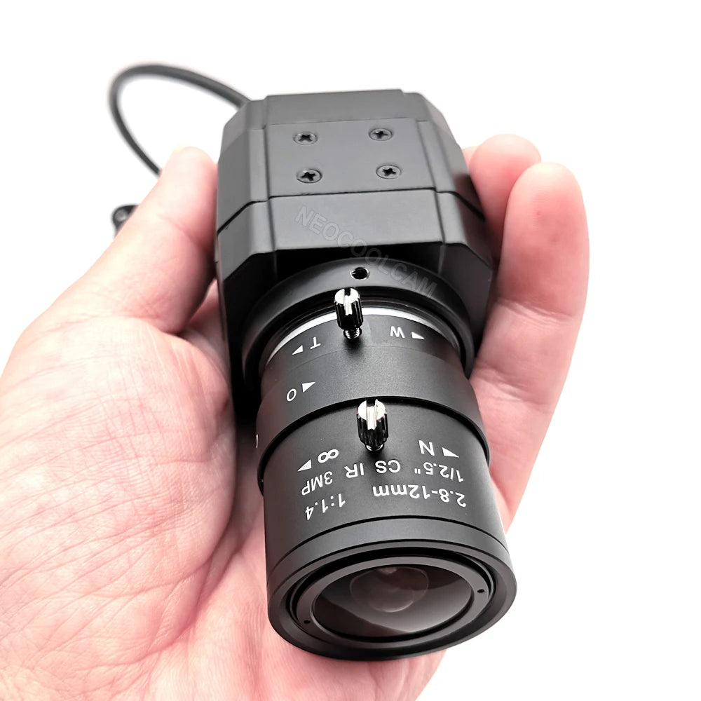 Full HD 4K 8MP 30fps USB Mini Metal Box Webcam UVC OTG PC 2K 4MP 5-50mm Varifocal Lens Usb Video Camera For Live Teaching