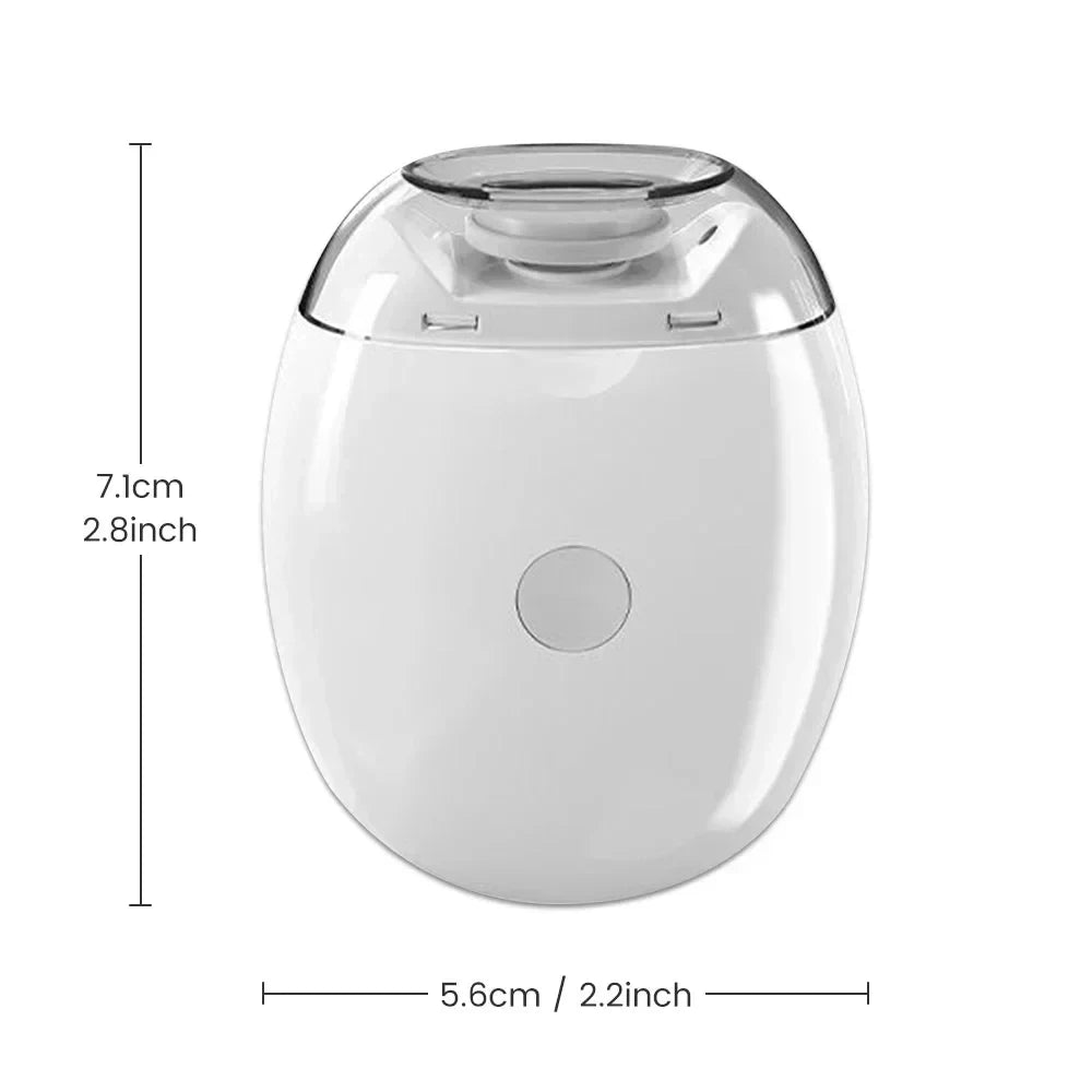 2in1 Electric Nail Clipper Cutter with LED Light Anti-Pinch Automatic Nail Grinder Trimmer for Baby Mini Manicure Tool Nail Care