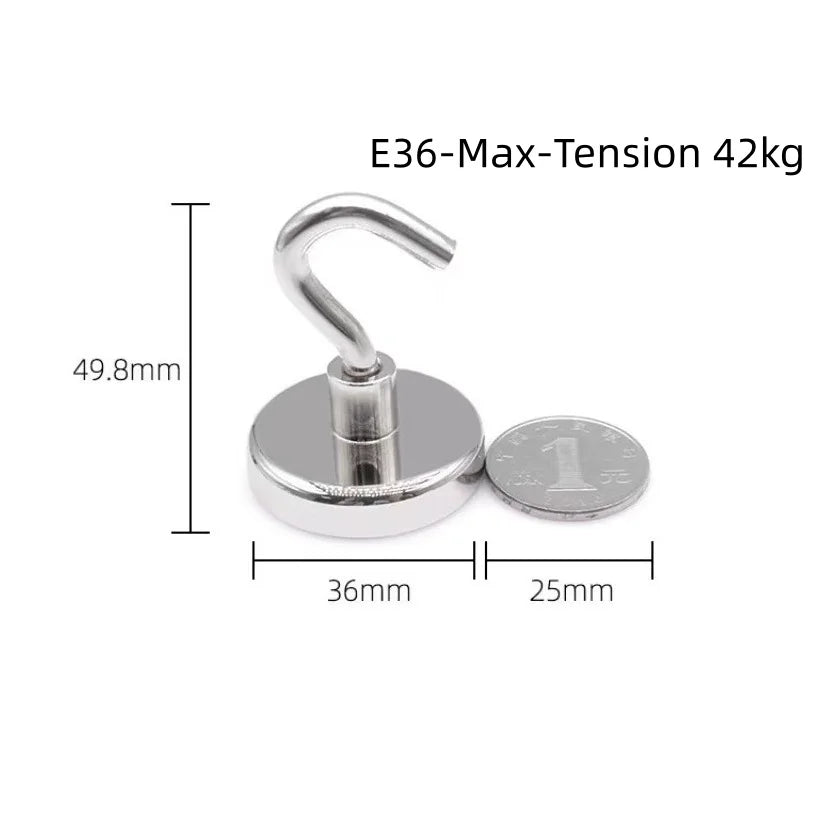 10PCS Strong Magnet Hooks Multi-Purpose Storage Hooks Home Kitchen Bar Storage Hooks Key Storage Hooks Bathroom Hangers