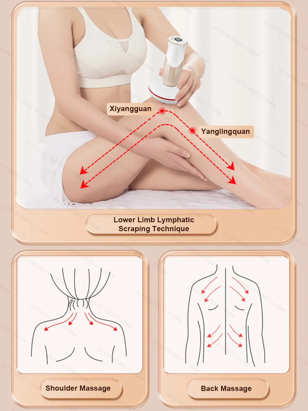 Electric Meridian Brush Full Body Universal Abdominal Massager Abdominal Rubber Scraping Artifact Shoulder Neck Thin