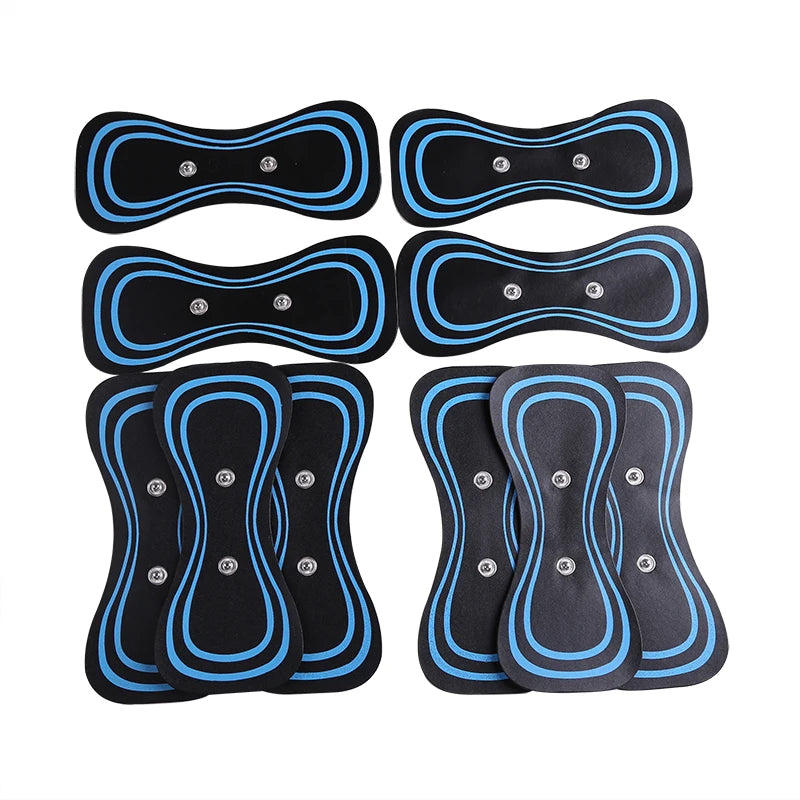 Tens Massager Electrode Pads For EMS Neck Massager Gel Patch Accessories Trainer Exerciser Replacement Muscle Stimulator Sticker