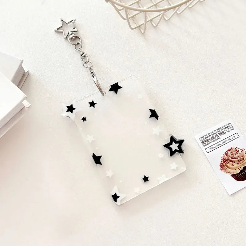 Kpop Photocard Holder Keychain, 3 Inch Credit ID Bank Card