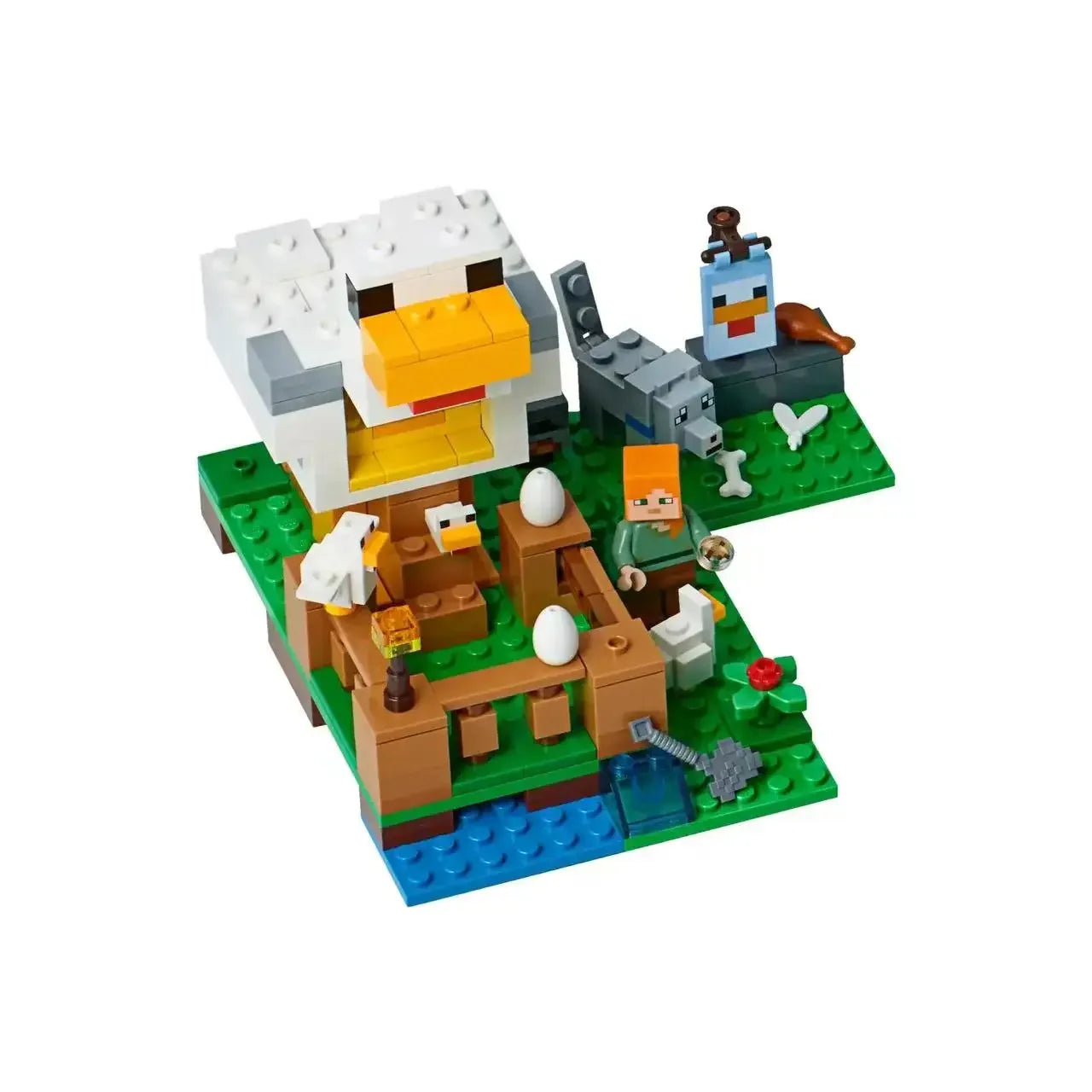 In-stock World Series 21140 Chicken Coop Cottage Building Block Set, Construction Toy, Children's Birthday and Christmas Gift