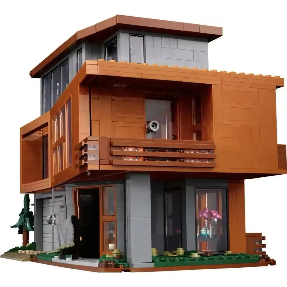 MOC+21354+Cullen+House+Architectural Set+Architectural Design Blocks+Romantic Movie Enthusiasts+Vampire House+Adult Creative