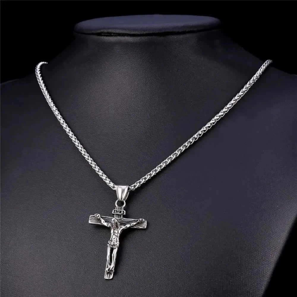 Classic Fashion Christmas Ornaments Necklace Amulet Pendant Charm Nacklace Men Punk Hip Hop Trend Mix and Match Wholesale