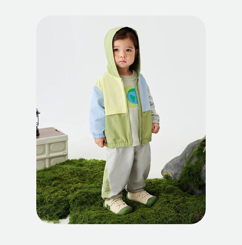 Mini Bala Unisex Kids Outdoor Long Sleeve Set 2025 New Full Comfortable Hooded Top-and-Long Trousers
