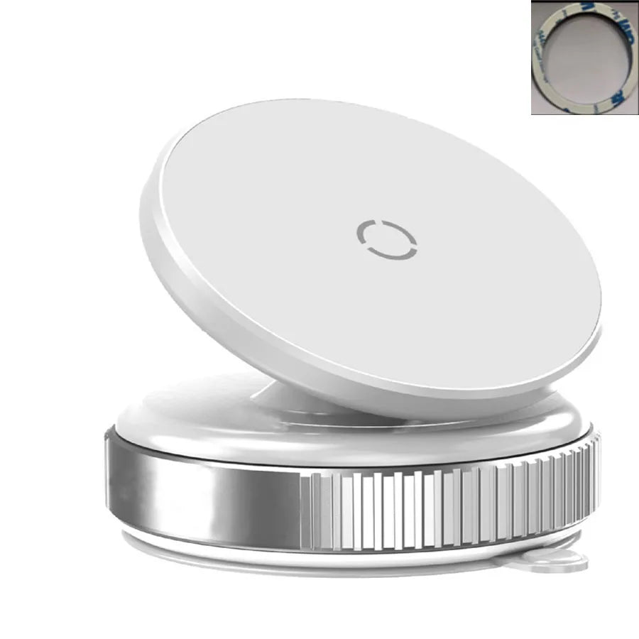 utton Exhaust Vacuum Magnetic car Phone Holder - Portable, Easy to Use Strong Suction Foldable & Stretchable Dual-Sided Adhesion