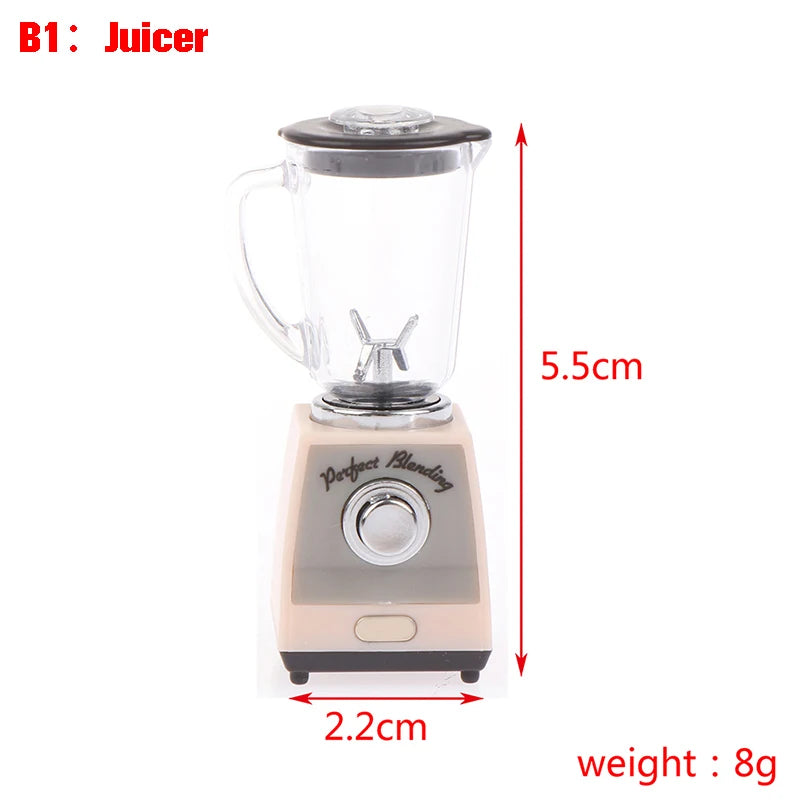 1PC Dollhouse 1/12 Scale Mini Bread Machine Miniature Kitchen Access Toaster Home Decoration Spoon Shovel Cookware Model