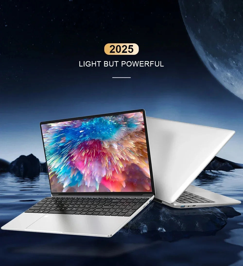 Windows 11 Pro 15.6" Laptop Computer Intel Celeron N4000 16GB DDR 1TB SSD Laptops Office Computer PC Fingerprint Unlock Notebook
