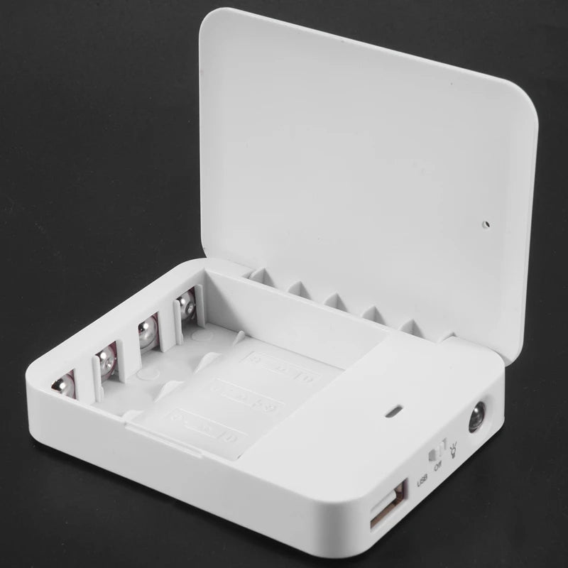 Portable USB Power Bank Charger Battery External Packing Box Battery Battery Charger Emergency Charger Charger 4X AA For Iphone