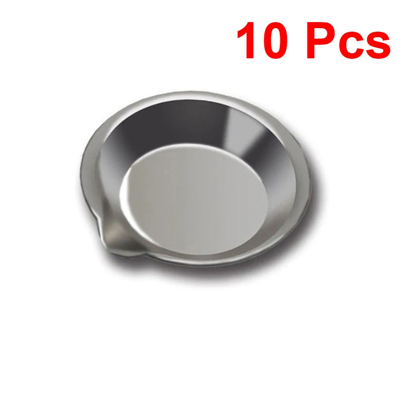 1/5/10Pcs Stainless Steel Painting Color Bowls Oil Paint Trays Paint Color Mixing Cups Color Mixer Children DIY Painting Tools
