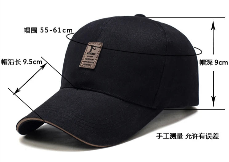 Hot Sale Unisex Fashion Cap Classic Simple Solid Color Baseball Caps For Men & Women High Quality Golf Sports Hat Kpop