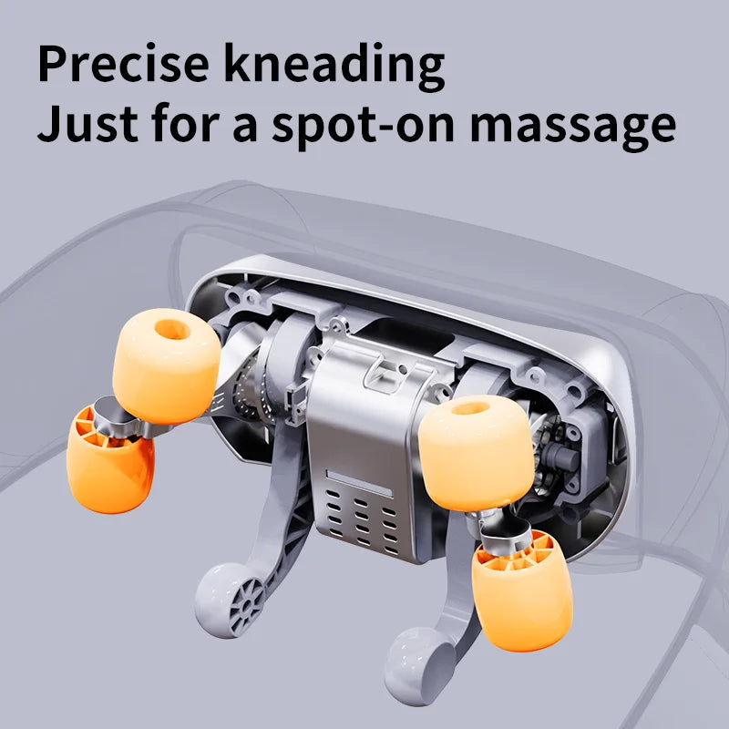 Shiatsu Back Shoulder and Neck Massager with Heat Cordless Deep Tissue 6D Kneading Massage Pillow Massage Shawl for Muscle Relax