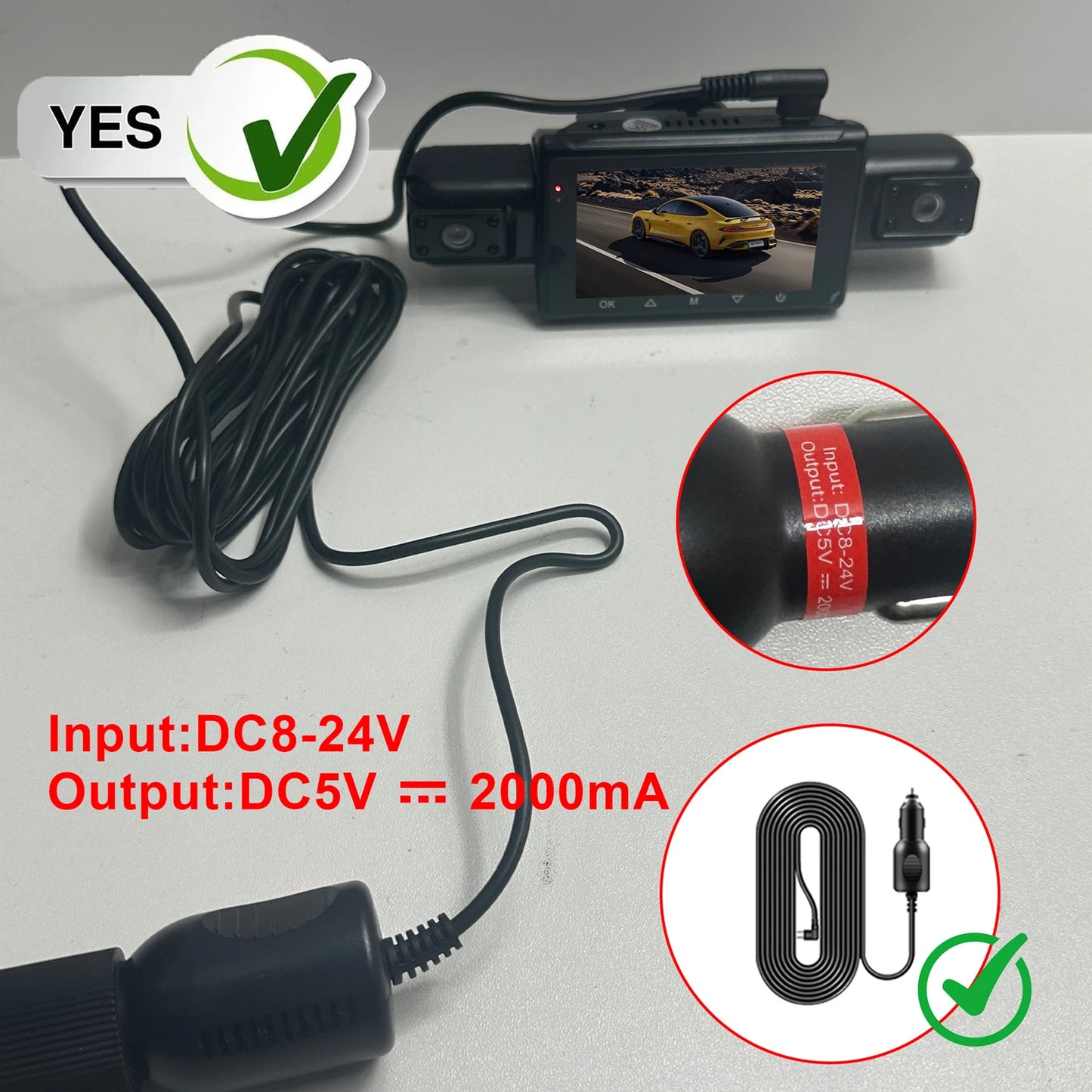  Dashcam for cars 4 Channel Black Box WiFi Driving Camera FHD 1080P Night Vision Loop Recording 24H Parking Mode car accessorie