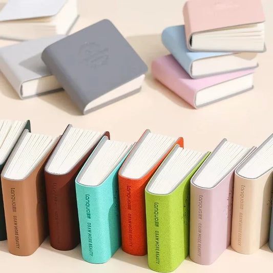 15Pcs 50x50mm Pocket Drawing Book Blank Water Color Thick Paper Mini Sketchbook 200g 48sheets Marker Painting Paper Art Supplies