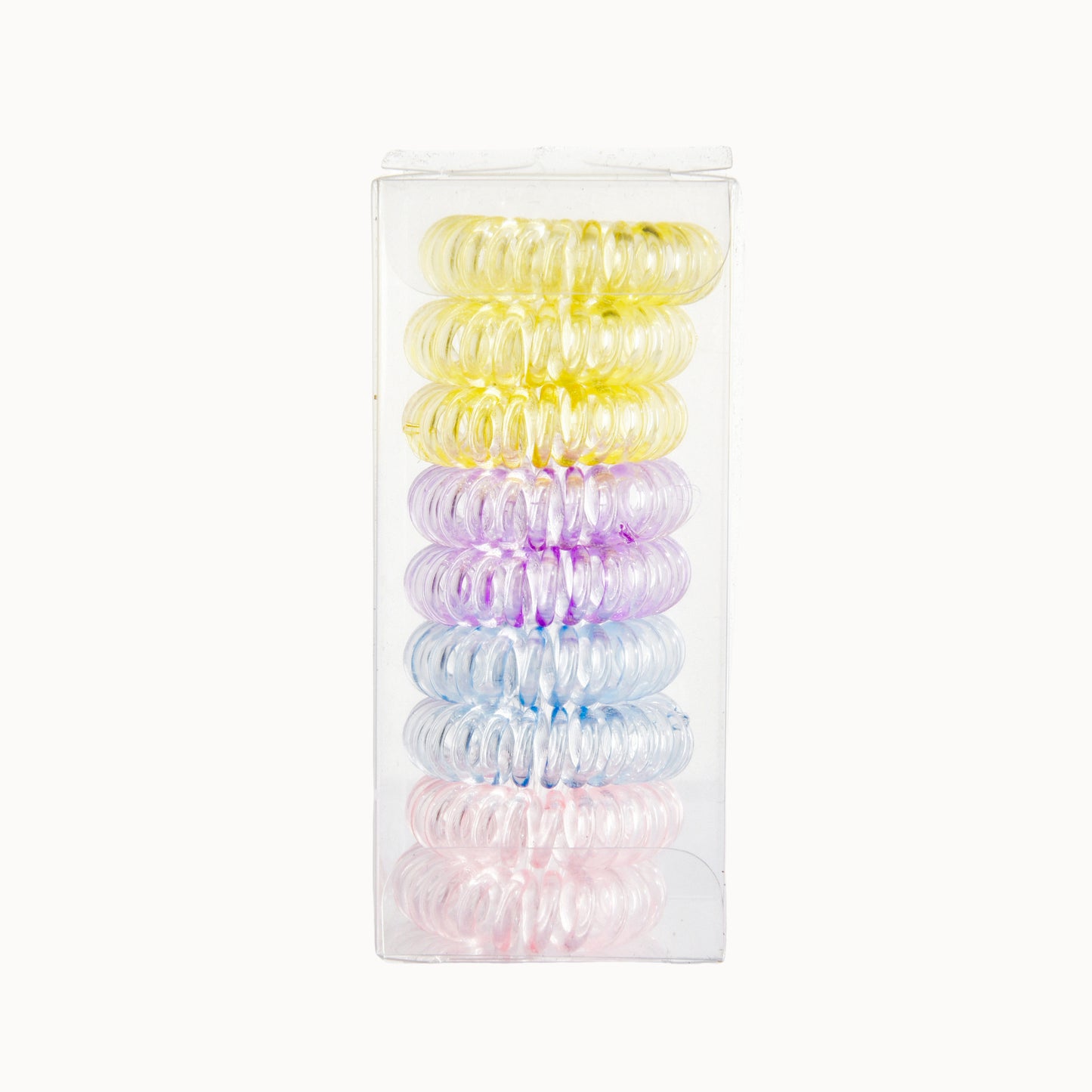 9 Pcs Spiral Hair Ties No Crease, Coil Hair Ties, Phone Cord Hair Ties, Women Ponytail Holder Elastics
