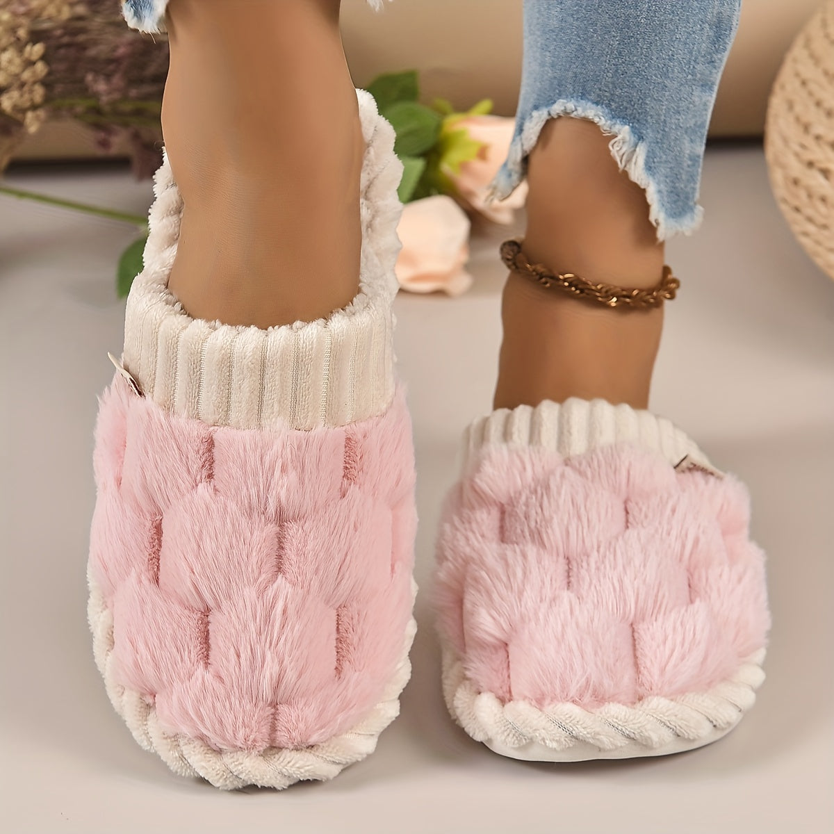 Women'S Stylish Fuzzy Slippers