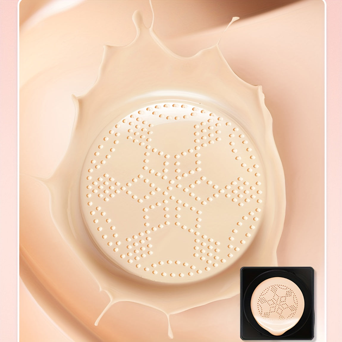 Full Coverage, Long-Lasting Mushroom Head Foundation BB Cream - Moisturizing Concealer for All Skin Types, Natural Nude Finish - Floral Packaging, Artistic Packaging, Vibrant Design, Longlasting Foundation