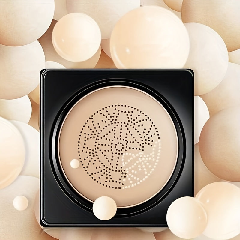 Full Coverage, Long-Lasting Mushroom Head Foundation BB Cream - Moisturizing Concealer for All Skin Types, Natural Nude Finish - Floral Packaging, Artistic Packaging, Vibrant Design, Longlasting Foundation