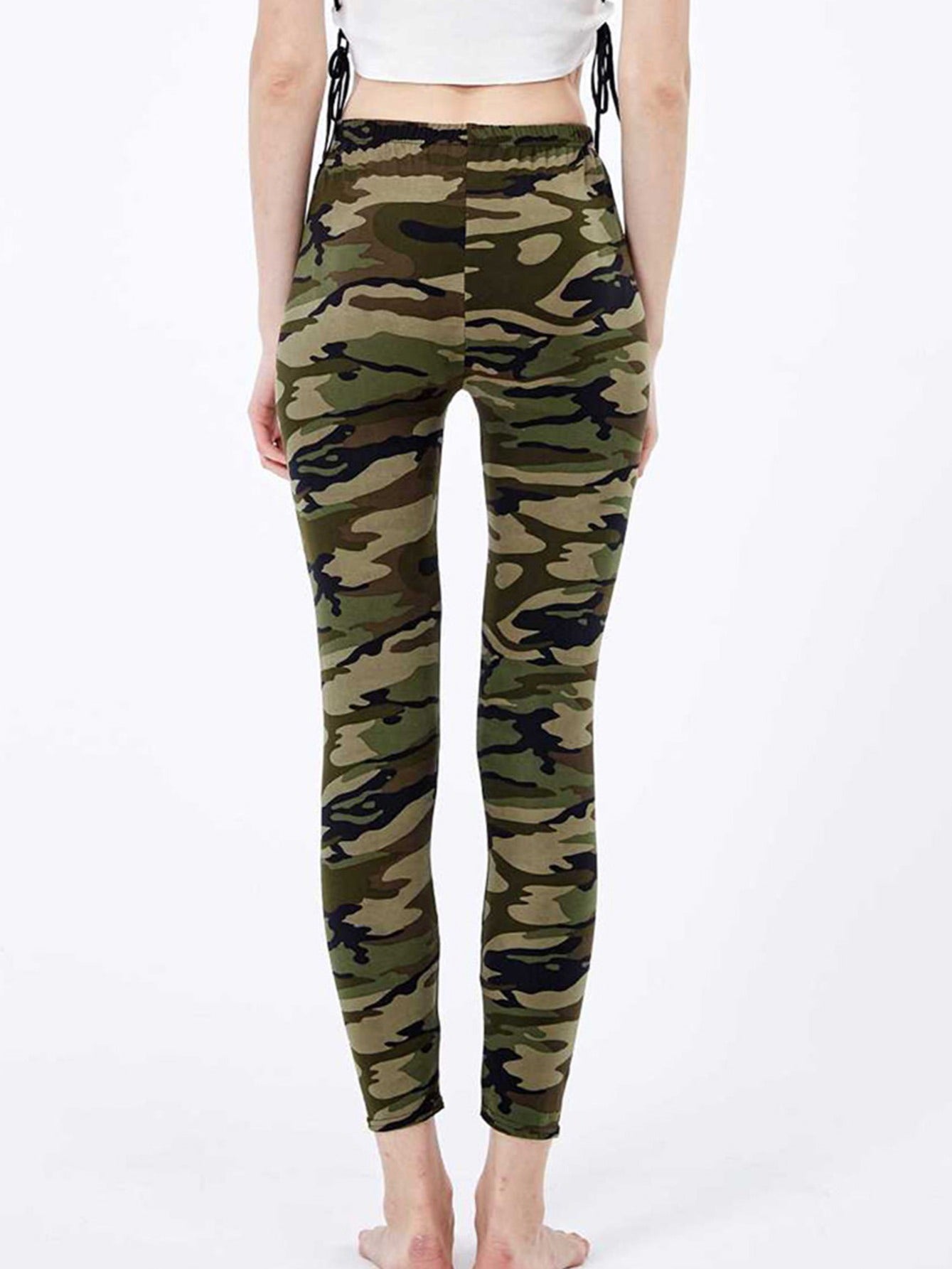 [Floral Leggings] High Waist Floral Printed Women's Leggings | Casual Sweatpants Pants