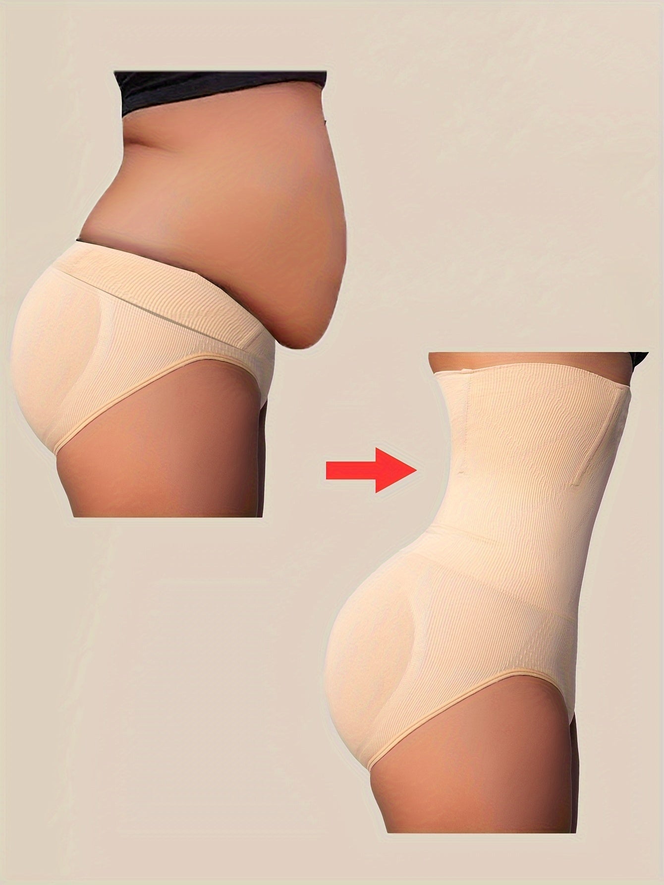 [Shaping Panties] 1 Pcs High Waist Shaping Panties | Waist Trainer Body Shaper Tummy Sheath Woman Flat Belly Control Panties Hip Butt Lifter Briefs Panty Women Underwear Shapewear