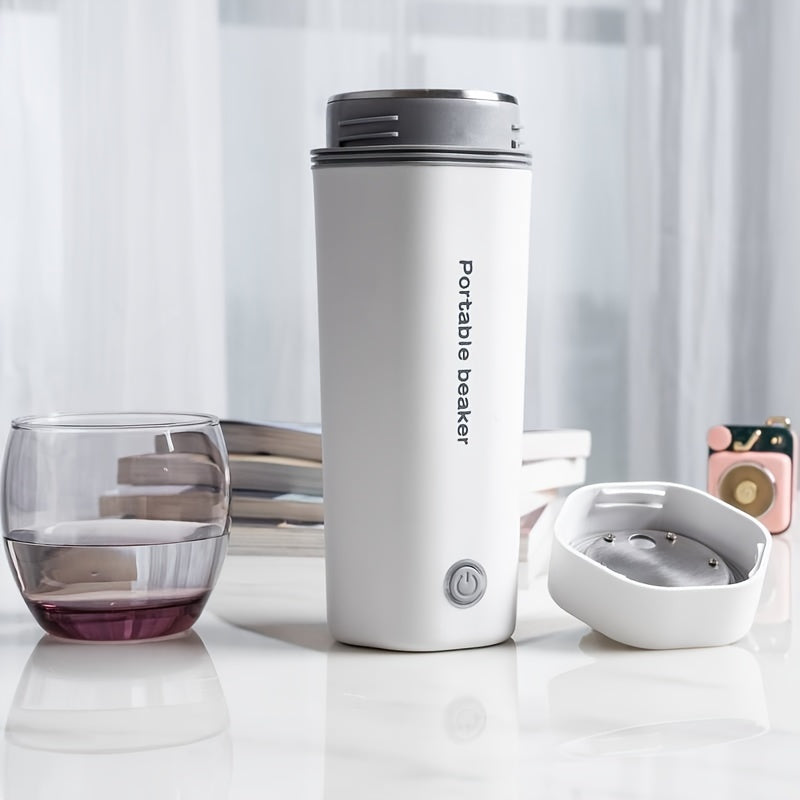 1pc 350ML Rapid Boil Electric Kettle - Fast Heating, Detachable US Plug, Automatic Shut-Off, Portable for Business Trips, Travel, Office, Home Use - Compact, Safe, and Energy Efficient